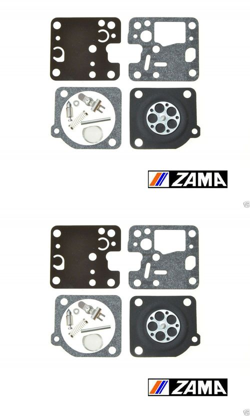 2 Pack OEM Zama RB-107 Carburetor Repair Rebuild Kit Fits RB-FA1 RB-K66 RB-K67