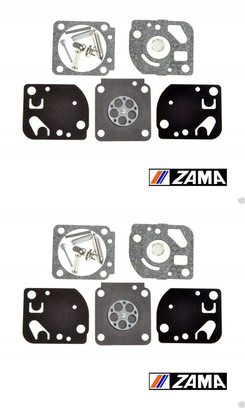 2 Pack Genuine Zama RB-20 Carburetor Repair Rebuild Kit Fits C1U-H C1U Homelite