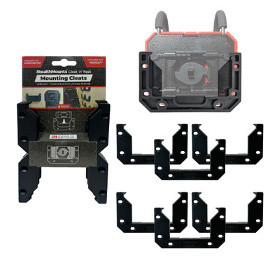 STEALTHMOUNTS Mounting Cleats V2 (6 Pack) - OM-LOCL-BLK-6