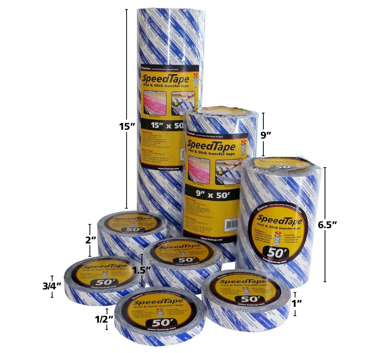 Fastcap SpeedTape 1/2-in. x 50-ft. for Edgebanding
