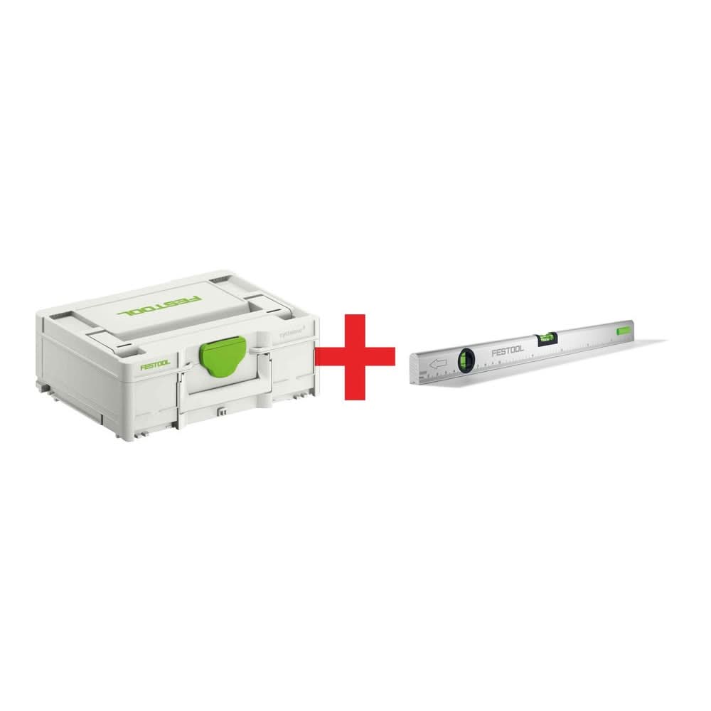 Festool Systainer3 M 137 with LEYSYS-FT1 Spirit Level