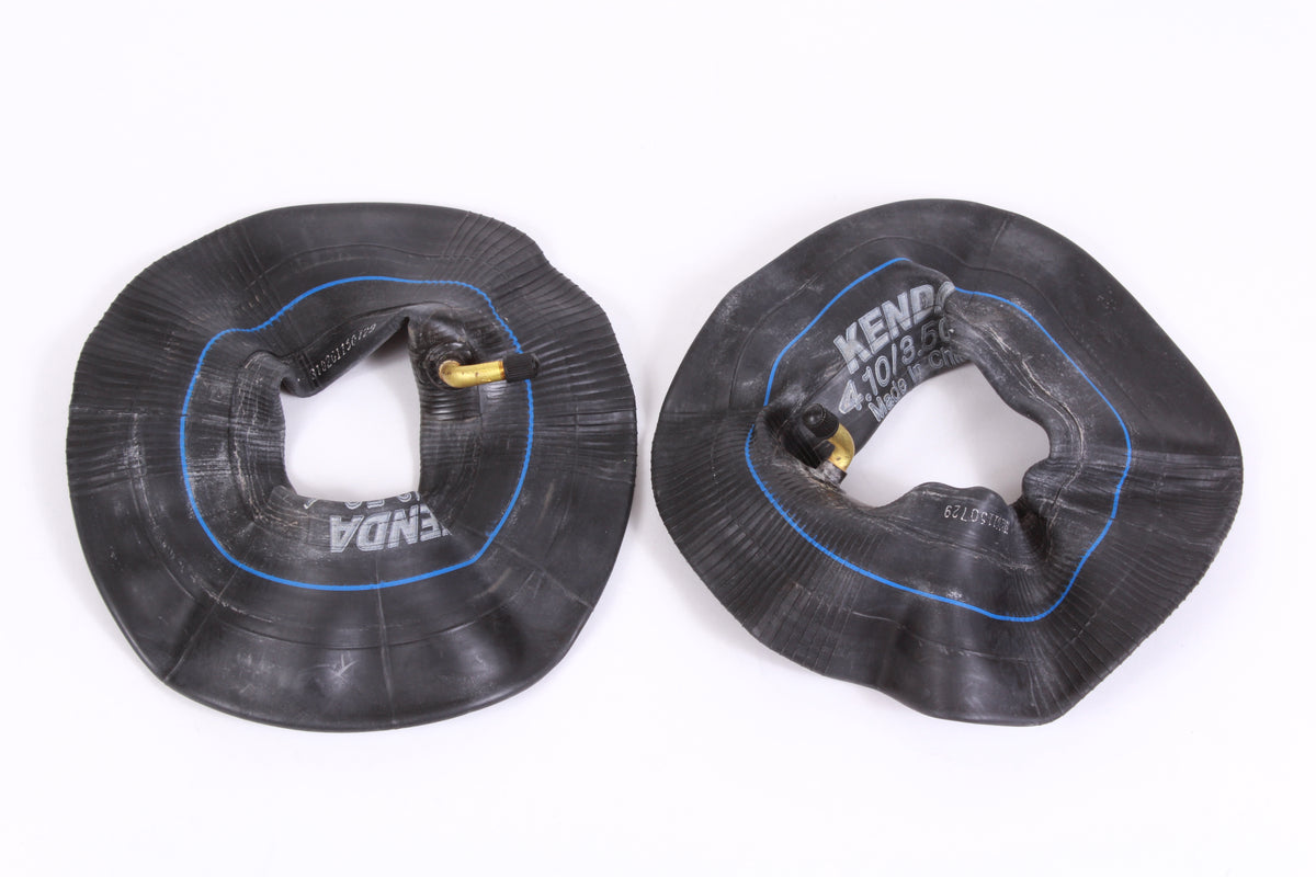 2 Pack Martin Wheel T354 410/350-4 Inner Tube TR87 90° Bent Valve 410x350-4
