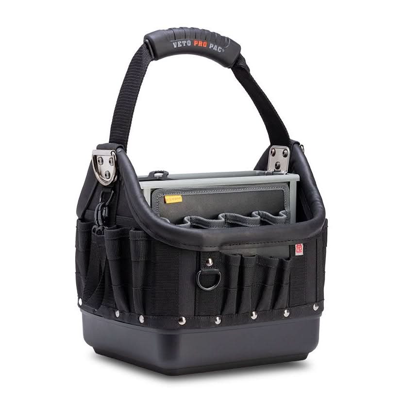 Veto Pro Pac TECH OT-MD BLACKOUT Compact Open-Top Tool Bag