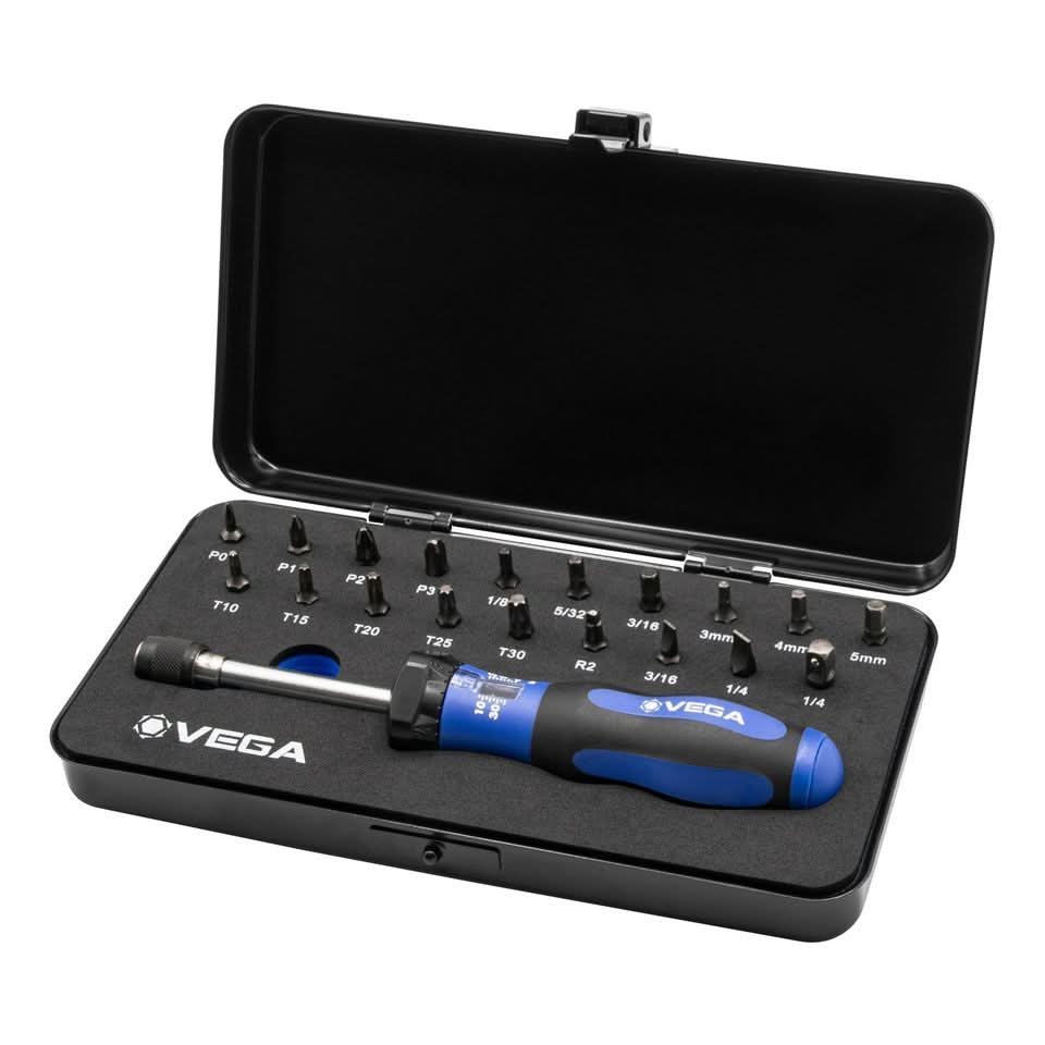 Vega TLS-20 20-Piece Torque Limiting Screwdriver Set