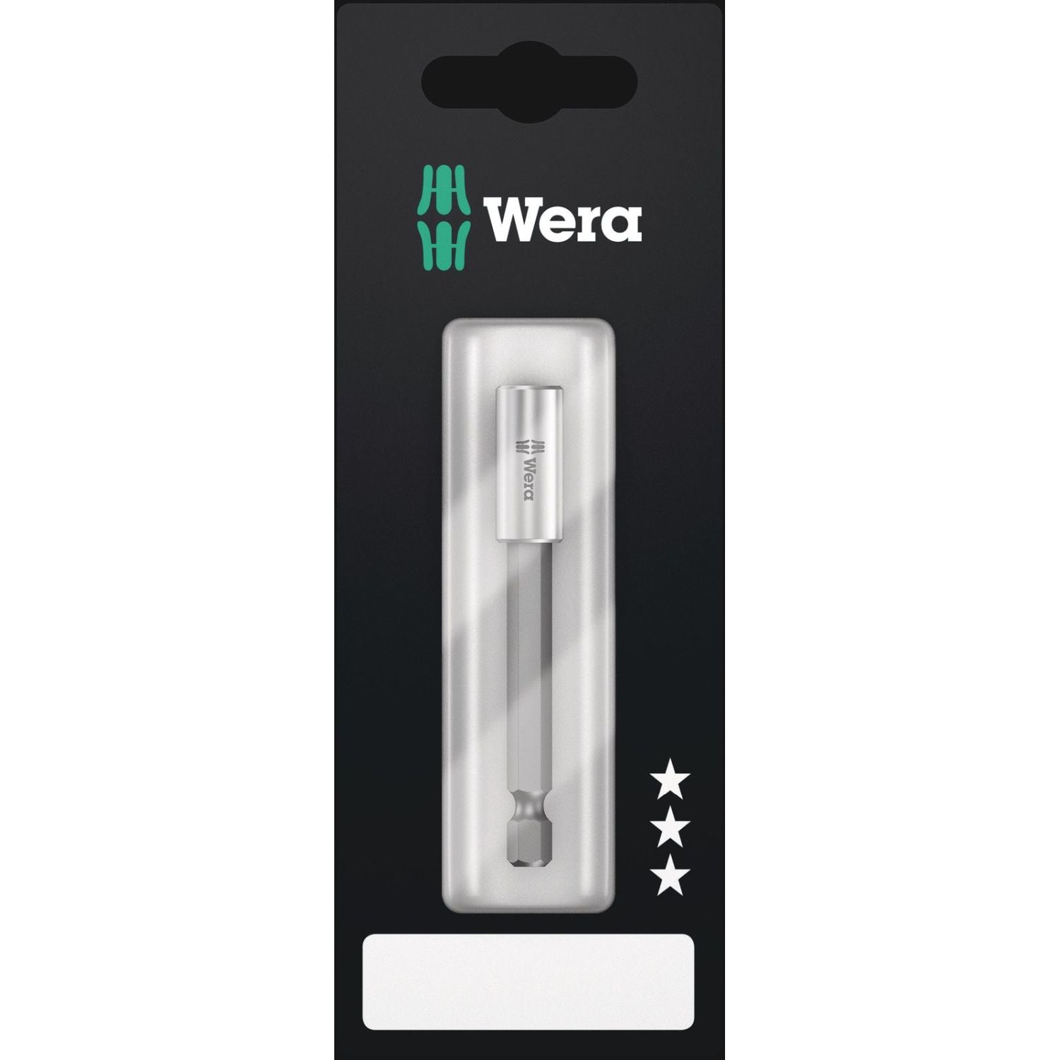 Wera 899/4/1 S Universal Bit Holder With Strong Retaining Ring, 1/4-in.x75-mm.