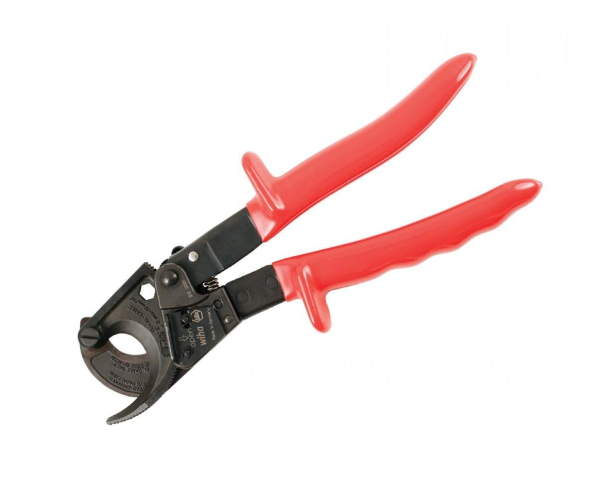 Wiha 11960 Insulated Ratcheting Cable Cutters 10"