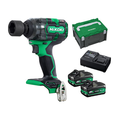 Hikoki 18V Brushless 12.7mm Impact Wrench Kit - WR18DH(HRZ)