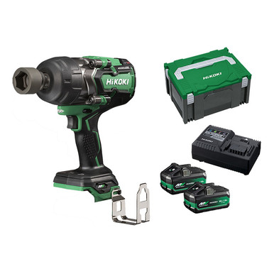 Hikoki 36V Brushless 12.7mm (1/2) Impact Wrench Kit - WR36DG(HRZ)