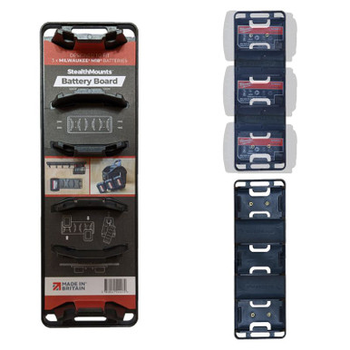 STEALTHMOUNTS Battery Board For Milwaukee M18 With Handle - BD-MW18-H-1